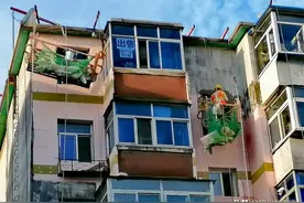 锦州老旧小区改造开始安装墙体保温！老楼改造人心暖图片