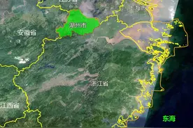 7张地形图，快速了解浙江省湖州各市辖区县图片