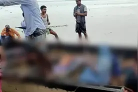 喜事变丧事，孟加拉国接新娘船只被闪电击中致17人当场死亡，新郎也受伤住院图片
