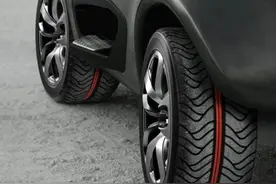 不怕扎不怕爆胎，老外发明双区轮胎走红网络，网友：想买图片