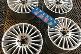 奔驰S500轮毂失圆修复翻新图片