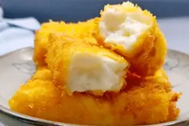 牛奶新吃法，轻松做成小零食，外酥里软，美味营养，全家人都爱吃图片