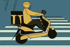 我从做旅游的，变成了一名外卖小哥……图片