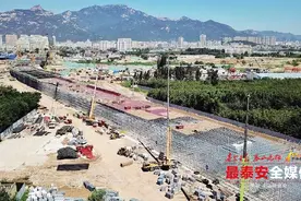 迎胜路南延工程泮河大街互通立交建设取得突破，两座箱通涵身浇筑完成图片