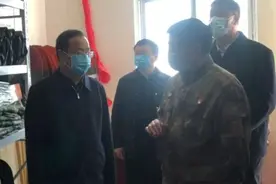 河南省周口市淮阳区委书记张建党到基层武装部检查调研图片