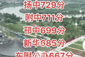 2020年扬州各高中切分线图片