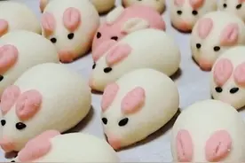 小老鼠馒头，鼠年鼠你牛图片