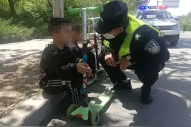【邯郸交巡】“双胞胎”忘我滑行遭迷路 巡逻民警热心相助终回家图片