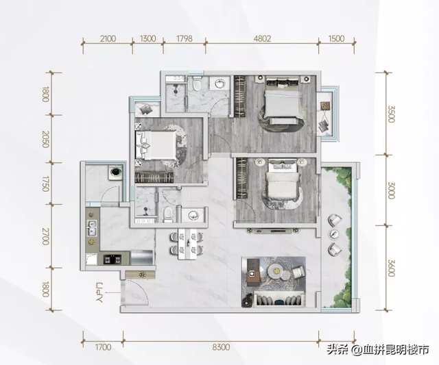 龙湖天街进度曝光 巫家坝目前已兑现的配套 都在这个项目旁