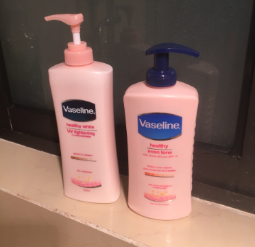 凡士林粉瓶身体乳会长毛