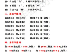 五年级语文（上）1-8单元知识点汇总，收藏备用图片