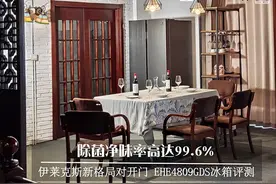 除菌净味率高达99.6%，伊莱克斯新格局对开门EHE4809GDS冰箱评测图片