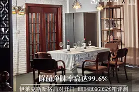 除菌净味率高达99.6%，伊莱克斯新格局对开门EHE4809GDS冰箱评测图片