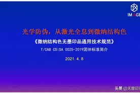 光学防伪，从激光全息到微纳结构色图片