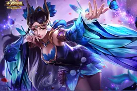 王者荣耀貂蝉仲夏夜终于优化了？全屏背景梦幻庭院，自制也很好看图片