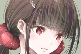 《弹丸论破》春川魔姬，动漫全面屏壁纸分享，恶魔公主，感情丰富图片