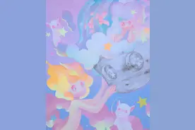 超火爆的手绘作品，萌萌的大眼睛谁不喜欢呢？图片