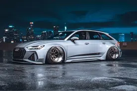 帅气有格调，奥迪RS6Avant，疯狂的宽体改装图片