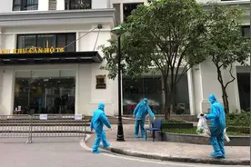​受新冠肺炎疫情影响 越南北部多地实施社区封锁措施图片
