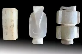 古人认为可驱邪避鬼的极品玉器三件套——翁仲、司南佩和双卯图片