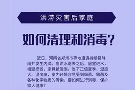 房间被水淹？洪水过后家庭这样清理和消毒图片
