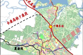 十堰市轨道交通规划图中，透露了合康高铁的秘密图片