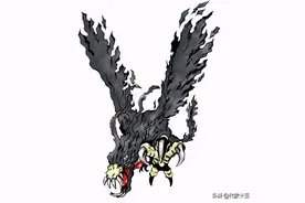 数码宝贝：比丘兽的进化分支解析，究极体是有着黑白羽翼的渡鸦兽图片