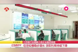江苏银行业信贷规模稳步增长，贷款利率持续下降视频封面