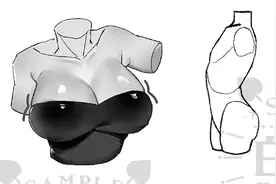 「绘画教程」如何画出好看的女性胸部？（人体教程）图片