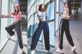 时髦“炸”了的条纹裤：舒适不张扬，居家出游都好看！图片