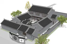 中式四合院室内装修效果图图片