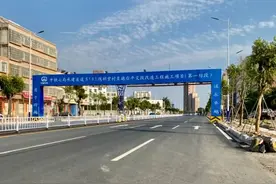 揭阳望江北路空港段主路面改造完成通车图片