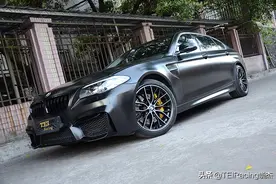 黑武士来袭宝马5系F18升级TEI Racing刹车改装案例图片