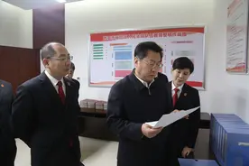 西安市中院李洪涛院长一行深入雁塔法院督导调研队伍教育整顿等工作图片