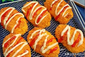 外酥里嫩的日式可乐饼，无需油炸、会拉丝，简单三步即可搞定图片