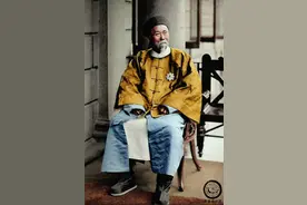 1896年李鸿章访问美国老照片：穿黄马褂闹出笑话，随地吐痰被罚款图片