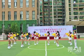 全区中小学、幼儿园啦啦操及快乐体操比赛举行  60支队伍1200余名学生参赛图片
