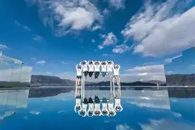 中国凉都.大河堡.凉都花海欢迎你图片