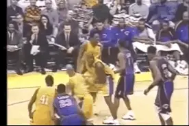 NBA最严重的几次斗殴事件，科比最无辜，最能打的球员是谁？图片