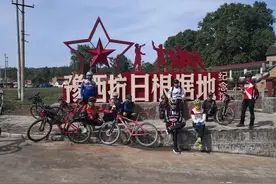 骑友野线穿越青龙山景区图片
