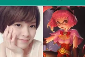 王者荣耀 英雄声优的样子 云中君和声优长得真像图片