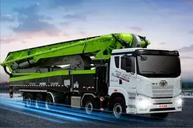 JH6凌云五轴混凝土泵车高效运营，更高、更快、更稳 | 卡车之友网图片