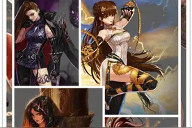 DNF：女格斗三觉全身立绘原图，花花大长腿，女柔布料没加图片