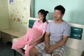 孕妈意外怀三胞胎，肚子感觉要炸了，医生检查后建议提前结束妊娠图片