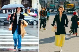韩国女生真会穿！“街上抓拍”又美又飒，照着穿秒变时髦女神图片