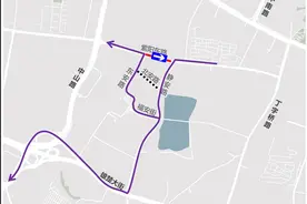@司机朋友，武昌三路段改为单行，交警画了张绕行示意图，可以看一下图片