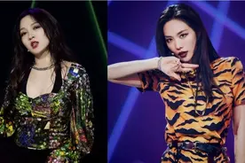 《乘风破浪的姐姐》孟佳、王霏霏唱Miss A《Bad Girl Good Girl》图片