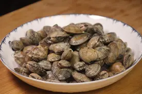 洗花蛤时，别再用盐水泡了，老渔民教你几招，花蛤疯狂吐沙真实用图片