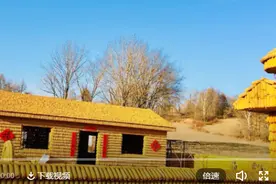 壮观！农民用2万个玉米盖黄金屋图片