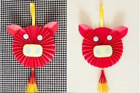 自己动手做小猪，快快乐乐迎猪年——幼儿园手工，卡纸小猪教程图片